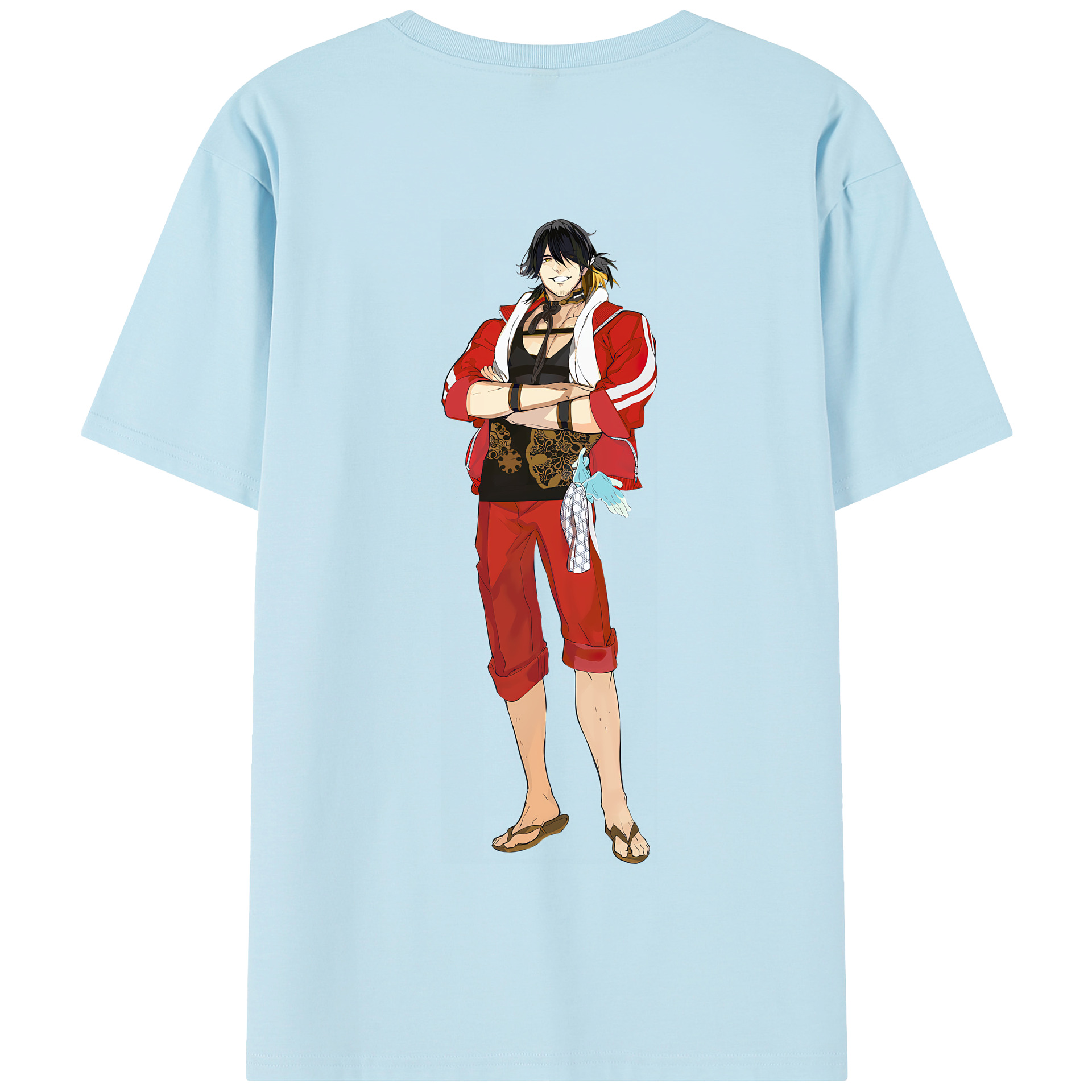 （画像用） 刀剣乱舞 Touken Ranbu 綿100％半袖Tシャツ（背面プリント）